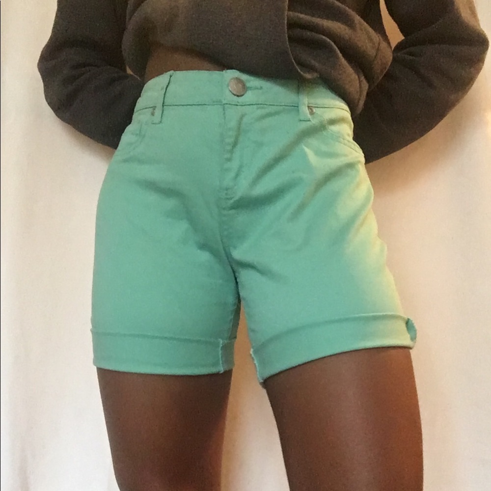 Aqua Green Shorts